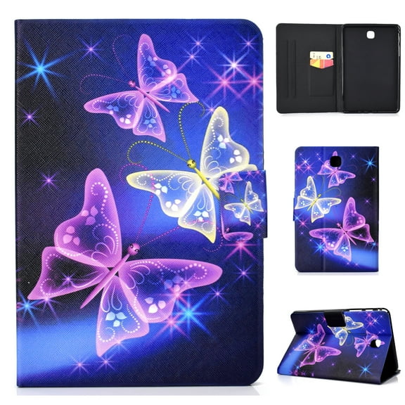 Case for Samsung Galaxy Tab A 8.0-inch SM-T350/ SM-P350 Tablet, Allytech Smart Folio Stand Shell Cover with Auto Sleep Wake for Samsung Galaxy Tab A 8.0-inch SM-T350/ SM-P350, Sparkle Butterfly