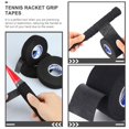 thumbnail image 4 of CHUANK Black Tennis Racket Grip Tape - Anti-Slip & Sweat Absorbent, 4 of 6