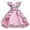 Pink, variant on Otqutp Fashion Flower Girls Dresses Child Girls Fly Sleeve Pageant Dress Birthday Party Kids Floral Prints Bowknot Gown Princess Dress for 2-10 Years(Pink,3-4 Years)