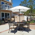thumbnail image 3 of California Umbrella Venture Parasol de Marché Argenté de 6 Pieds en Naturel, 3 of 5