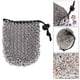 thumbnail image 3 of Actualizar bolsa de dados de de malla de material acero inoxidable de gran capacidad a prueba de de bolsa de almacenamiento de dados monedero Hugo Caja de almacenamiento de dados, 3 of 10
