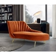 thumbnail image 3 of Meridian Furniture Margo Green Velvet Chaise, 3 of 8