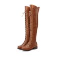 thumbnail image 3 of Chic Strappy High Knee Boots,A New Style for Trendsetting Cool Girls US9, 3 of 4