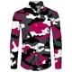 thumbnail image 5 of Camisa de primavera y otoño más nueva para hombre, camiseta de manga larga con estampado 3D de camuflaje, camisa informal con cuello vuelto y botones, camiseta para hombre y mujer, 5 of 5