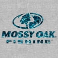 thumbnail image 2 of Men's Mossy Oak Blue Water Fishing Logo Graphic Tee Athletic Heather Large, 2 of 5