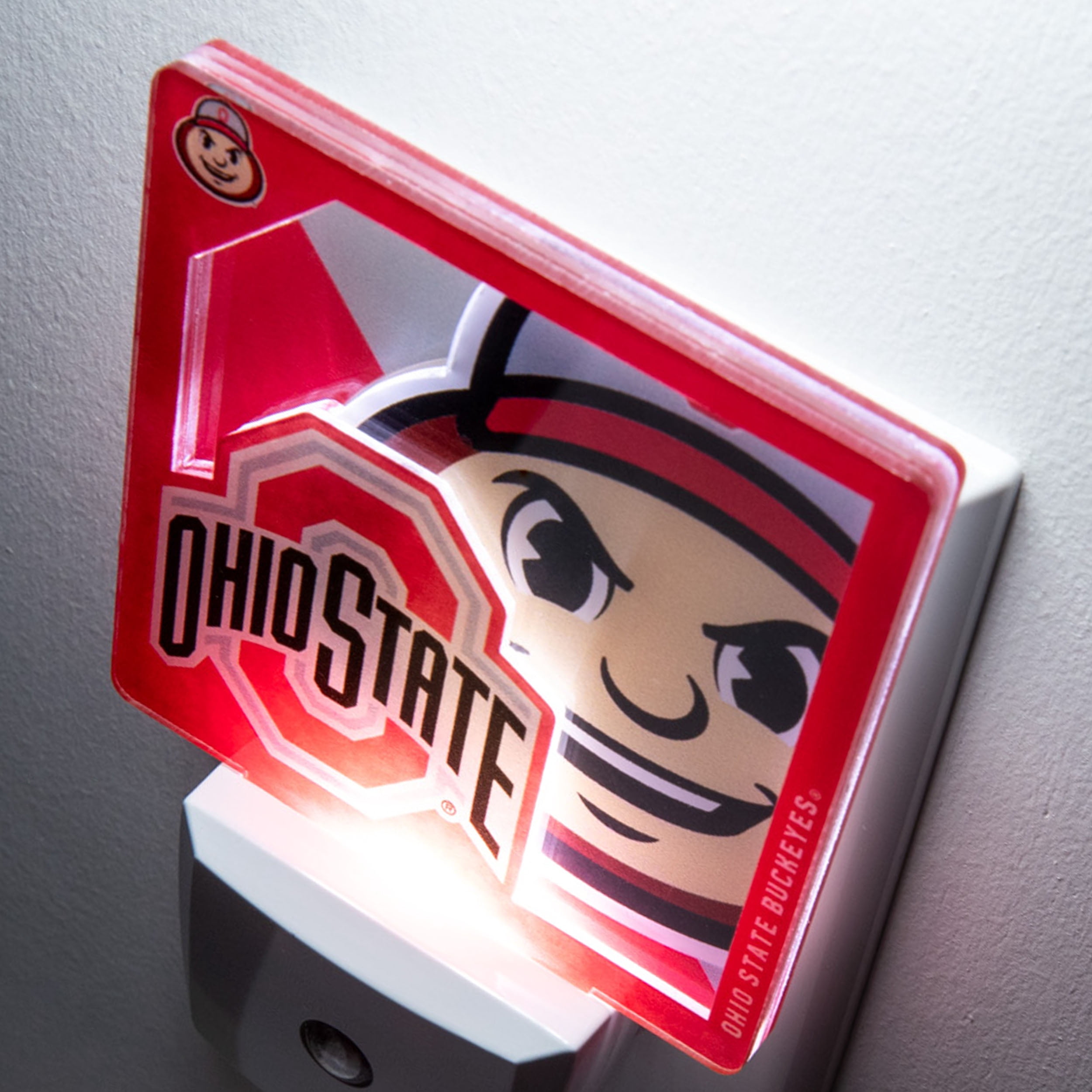 Ohio State Buckeyes Logo Series Nite Light