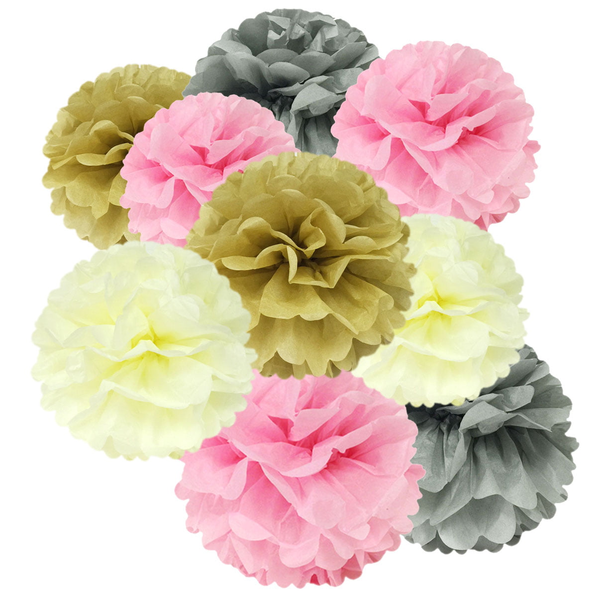 Details about   Tissue Pom Poms Paper Home Wedding Birthday Party Champagne Decorations pompoms