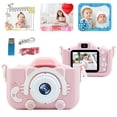 thumbnail image 1 of Camara para Niños Digital, 20MP 1080P Camara Fotografica Niños HD Videocámara Cámara Selfie Recargable con Pantalla de 1.9 Pulgadas, con Tarjeta de Memoria de 32GB, Regalo Niña de 3 a 10 Años(Rosa), 1 of 5