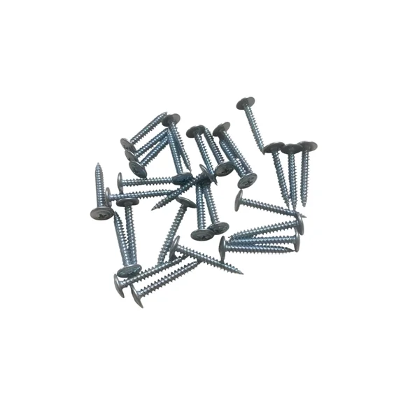 Eleganceinlife Wafer Head Screws #8 x 1-1/4" Electro-Galvanized, Lot of 50