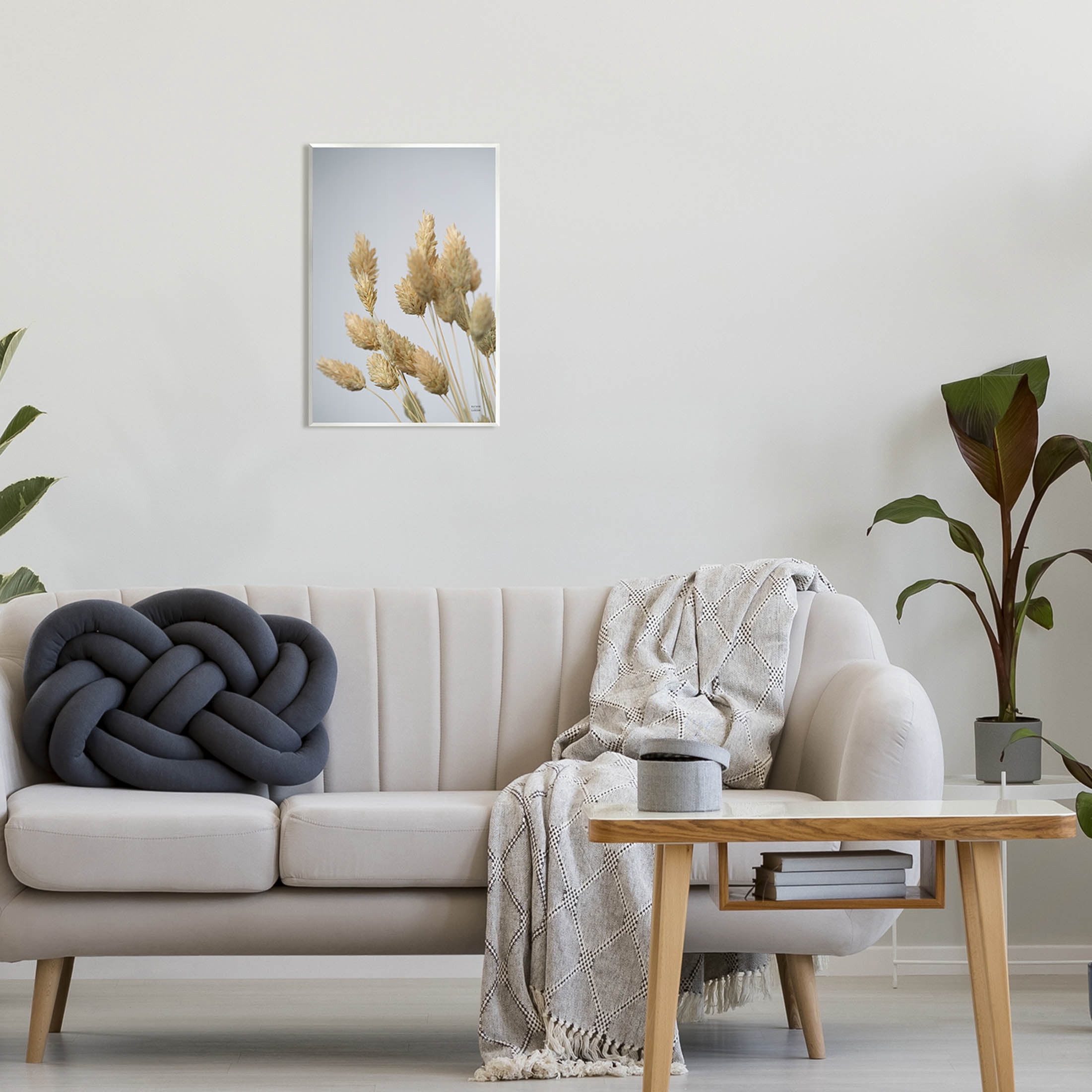 Stupell Industries Calm Pampas Grass Breezy Sky Photograph Unframed Art Print Wall Art, Design by Nathan Larson
