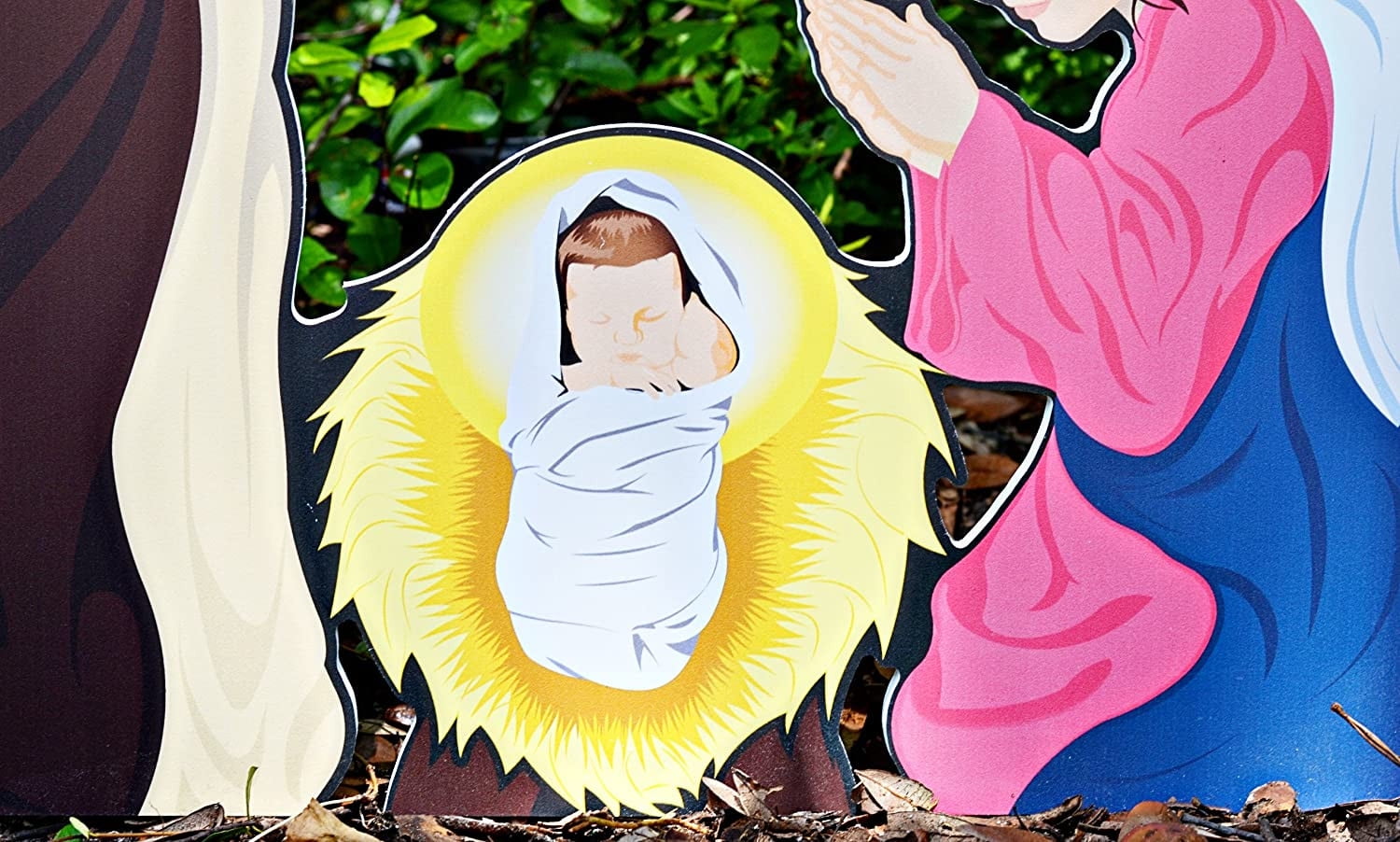Buy AnuirheiH Holy Night Outdoor Christmas Nativity Set Online at