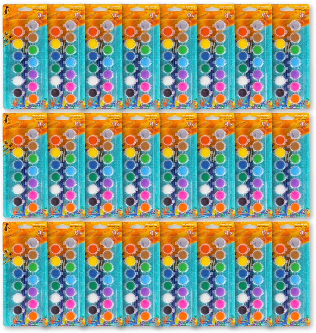 Koltose by Mash Tempera Paint Pot Set, 24 Individual Sets with Paint