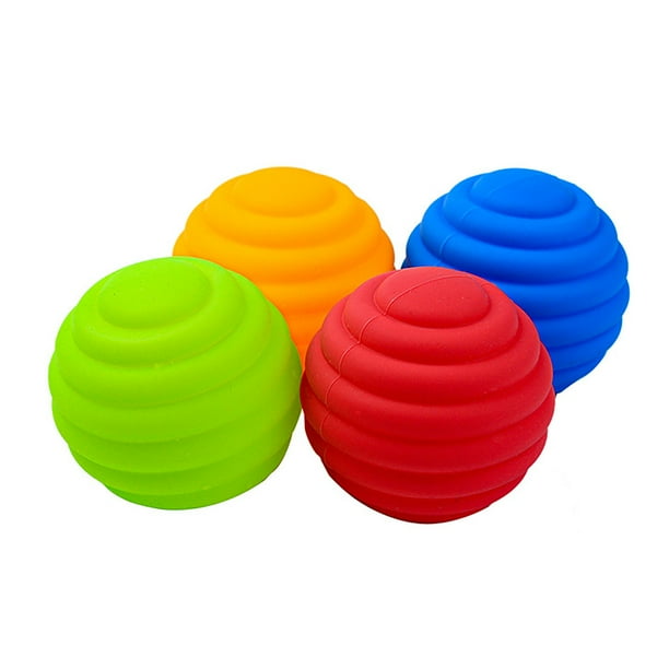 Juguetes de piscina, juguetes para bebés, juguetes para niños pequeños, 4 piezas de pelota de agua para exteriores, pelota de descompresión, juguetes de lucha en el agua, pelota oceánica