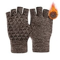 thumbnail image 2 of Otqutp Teen Girls Comfortable Mittens Winter USB Heated Warm Gloves Heated Hand Warm Hiking Driving Running Cycling for Women and Men Cold Weather(Coffee,One Size), 2 of 4