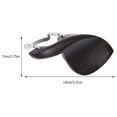 thumbnail image 2 of Miangastore Durable Violin Chin Rest for Comfortable Use with Smooth Finish Black plastic 4/4, 2 of 8