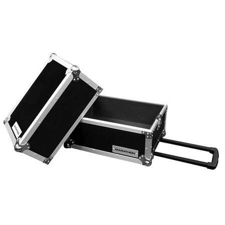 Marathon Handles - Marathon Ma-lphw Deluxe Lp Case Holds 100, Wheels & Handle (malphw)