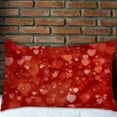 thumbnail image 6 of Pillow Cases Standard Size Set of 2, Ultra Soft Pillow Case Covers with Shiny Hearts Pattern, Wrinkle, Fade, Zipper Closure Pillowcase Bedding Pillow Sham for Valentine's Day Gifts, 6 of 6