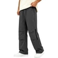 thumbnail image 4 of JTSRKL Classic Waterproof Cargo Pants for Men Windproof Zip Pockets Wide Leg Loose Outdoor Bottoms Hiking Daily Versatile Camping Trousers, 4 of 7