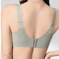 thumbnail image 5 of DDAPJ pyju Womens Seamless T-Shirt Bras Wireless Comfy Everyday Bra Scalloped V-Neck Lace Bralette Full Coverage Push Up Bras Green XXL, 5 of 7