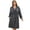Gray, variant on Plus Size Robes for Women – Lightweight 3/4 Sleeve Bathrobe with Adjustable Waist Belt & Pockets – V-Neck Maternity Robe, Soft Breathable Fabric, Ideal for All Seasons, XL-5XL, Black