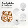 thumbnail image 4 of Susaid Burger Print Women's High Waisted Running Shorts Quick Dry Athletic Gym Track Workout Shorts Zip Pocket-X-Large, 4 of 7
