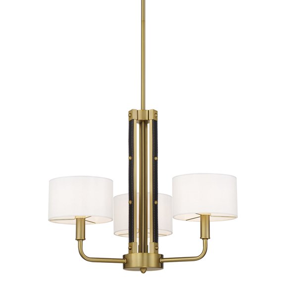 3 LIGHT CHANDELIER by Minka-Lavery 2783-695 in Brass Finish