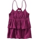 thumbnail image 1 of Aeropostale - Camiseta sin mangas con volantes para mujer, color morado, grande, 1 of 1