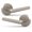Satin Nickel, variant on Mega Handles | Ronn Dummy Door Lever | Pack of 2| Satin Nickel