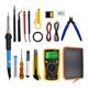 thumbnail image 1 of 80W , Adjustable Temp with Digital , Tips, De , Stand, Electrical Wire Cable Pliers Macarena pluma de grabado de soldadura eléctrica, 1 of 8