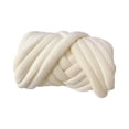 thumbnail image 1 of GUOOL Arm Knit Yarn for Quick Finger Weave Hand Knitting, 2.2lbs Velvet Washable Bulky Creamy Yellow, 1 of 9