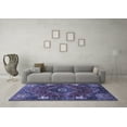 thumbnail image 3 of Ahgly Company Indoor Rectangle Persian Blue Traditional Area Rugs, 7' x 10', 3 of 4