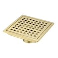 thumbnail image 1 of Mefine 6 Inch Square Shower Floor Drain Cover, 1 of 8