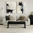 thumbnail image 6 of Evelyn&Zoe Lawrence 48" Wide Rectangular Coffee Table, Black Grain, 6 of 8