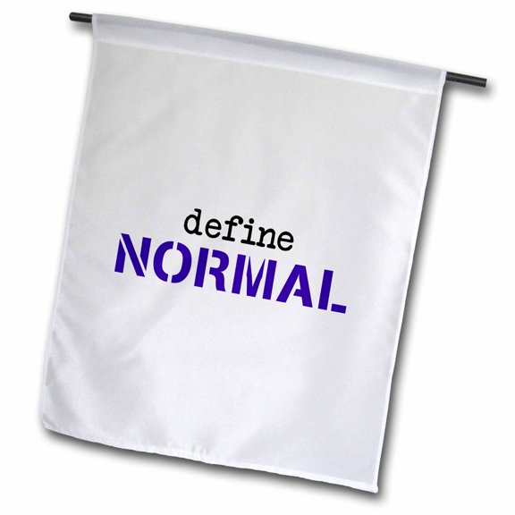 3dRose Define Normal - Garden Flag, 12 by 18-inch