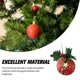 thumbnail image 4 of Bewildely Bola de árbol de Navidad de 6 piezas, diseño de escena exquisita para el hogar, accesorio de tamaño pequeño DIY, colgante de Navidad de Año Kits de decoración para fiestas tipo 4 Bewildely HA070114-04, 4 of 6