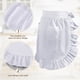 thumbnail image 3 of Falda blanca de mujer con dos bolsillos, estilo camarera/sirvienta, ideal para Halloween, con volantes., 3 of 7
