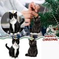 thumbnail image 2 of QHUDLV Black Cat Christmas Ornaments,Acrylic Hanging Pendants,Holiday Gifts, 2 of 9