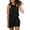 Black, variant on Elegant Women's Summer Casual Sleeveless Ruffle Romper Jumpsuit with Round Neck Fashion Design