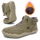 thumbnail image 1 of Zapatos Montar Cuero Caña Alta Hombres Botas Nieve Ligeras Acampar Conducir, 1 of 9