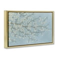 thumbnail image 4 of Stupell Industries Delicate Apple Blossoms Plants & Flowers Painting Gold Floater Framed Canvas Art Print Wall Art, 31 x 21, 4 of 10