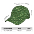 thumbnail image 2 of Pofeuu Cactus 3 Print Adult Adjustable Embroidered Graphic Baseball Hat for Men and Women, 2 of 6