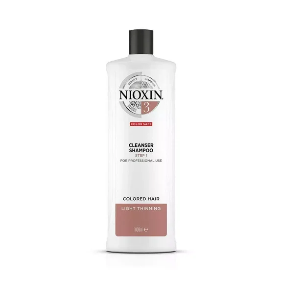 System 3 Shampoo Cleanser for Fine Hair Chemically Enhanced Hair (33.8 oz)