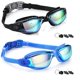 thumbnail image 1 of Gafas de natación de silicona para adultos, gafas para miopía, gafas con revestimiento antivaho, 1 of 6