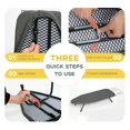 thumbnail image 5 of Small Ironing Board Tabletop, RAINHOL Compact Portable Iron Board Foldable with Cover and Pad, Countertop Mini Ironing Table for Travel and Space Saving, 31"x12", Black, 5 of 6