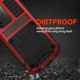 thumbnail image 6 of Dteck Case For Samsung Galaxy S20 Ultra (6.9 inch) ,Shockproof Armor Rubber Rugged Kickstand Metal Case Hybrid Built-in Tempered Glass Screen Protective Full Cover ,Red, 6 of 8
