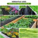 thumbnail image 4 of GPED Tela de Paisaje Weed Barrier de 3 x 100 Pies, Tapete de Jardinería Resistente de 3.2OZ, Tela de Jardín para Base, Jardinería, Agricultura, Suelo, Entrada Comercial con 24 Clavijas de Sujeción en, 4 of 7