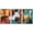 NATURAL, variant on wall26 Framed Canvas Print Wall Art Set Rainbow Paint Smudge Color Blocks Abstract Shapes Illustrations Modern Art Bohemian Multicolor Ultra for Living Room, Bedroom, Office - 16"x24"x3 Nat