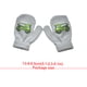 thumbnail image 4 of Qarigey 1 par de manoplas para niños Cubierta de mano adorable Cubiertas de dedos cálidas para mantener el calor con patrones de automóviles para usar guantes y mitones Gris, 4 of 6