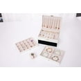 thumbnail image 6 of 3 Layer Jewelry Box, Jewelry Holder Organizer with Jewelry Organizer Drawer, Large Jewelry Boxes & Organizer with Velvet Earring Organizer, Lockable Jewelry Holder, Christmas Gifts for Mom, 6 of 7
