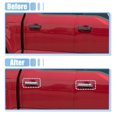thumbnail image 6 of Unique Bargains 4Pcs Exterior Front Rear Side Door Handle Trims Cover for Ford F150 2021 2022 Left Right Silver Tone, 6 of 7